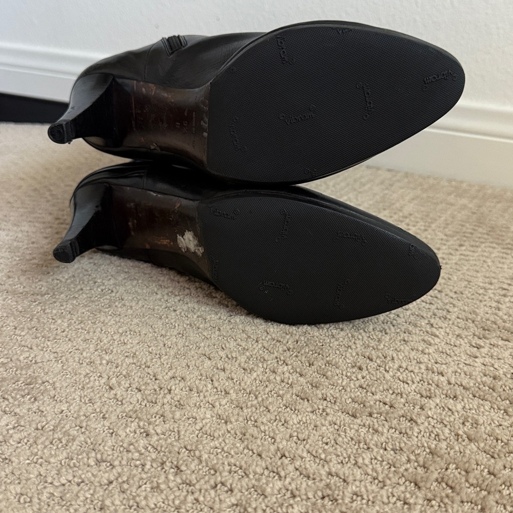 Cole Haan Black Heeled Boots - Picture 7 of 10